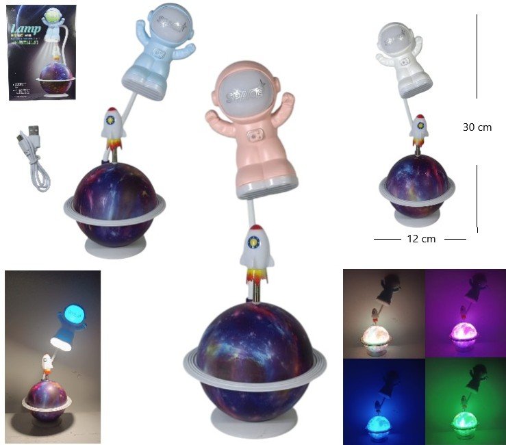 LAMPARA VELADOR ASTRONAUTA LED-83090