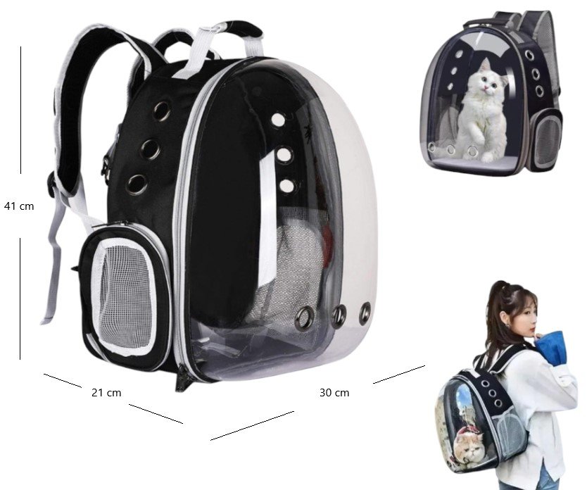 MOCHILA TRANSPORTADORA DE MASCOTAS