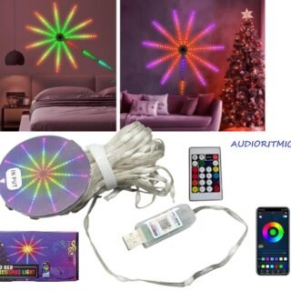 TIRA LED DE HADAS FUEGO ARTIFICIAL RGB/ BT