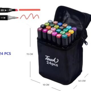 MARCADORES DOBLE PUNTA X24PCS