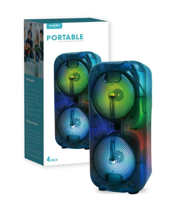 (BS)PARLANTE BT LUZ 4PLG OFERTA!!