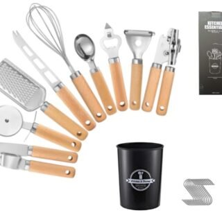 SET DE UTENSILIOS DE METAL 9PCS HQ-55