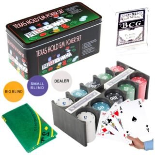 JUEGO SET DE POKER TEXAS HOLD´EM