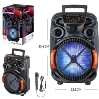 PARLANTE BLUETOOTH 8PLG C/MICROFONO STARVISION