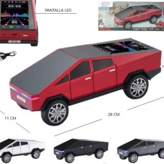 WS-580 PARLANTE CYBERTRUCK TESLA C/PANTALLA LED