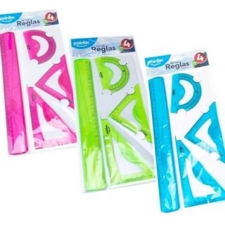 SET DE GEOMETRIA 20cm - 4pzs _____________________