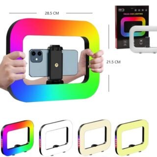 ARO DE LUZ LED RGB RECTANGULAR YM200-RGB