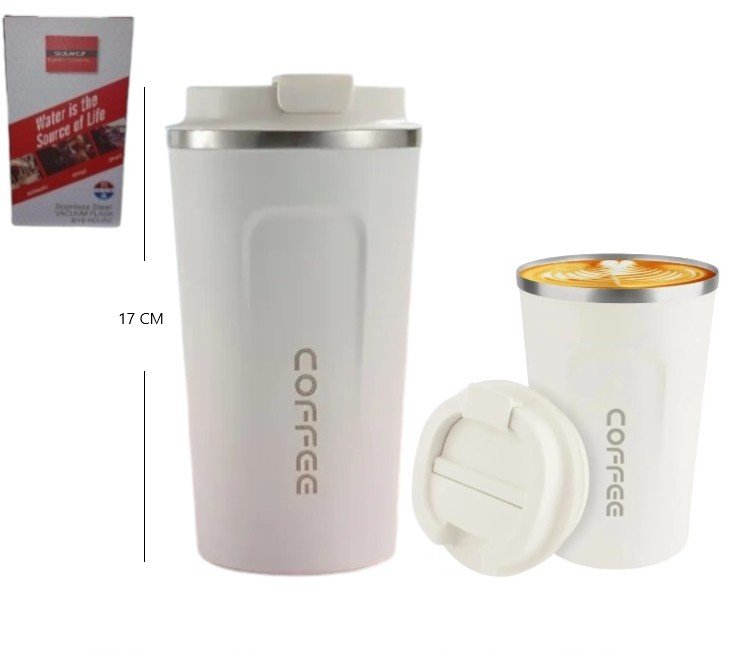 VASO TERMICO 500 ML ACERO COF-8 COLORES