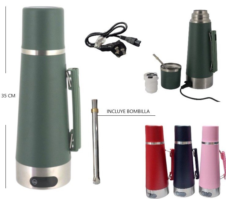 TERMO ELECTRICO C/MATE 1200ML.