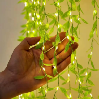 Cortina Led de hojas