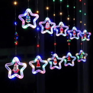 CORTINA LED NAVIDEÑA MULTICOLOR