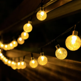 Guirnalda LED 5M bolitas de cristal