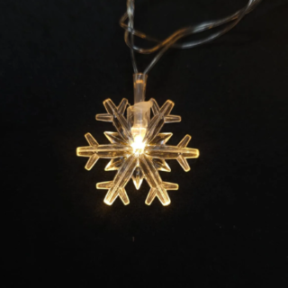 Guirnalda LED copo de nieve chico