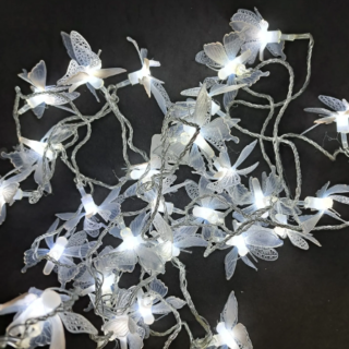 Guirnalda LED mariposas blandas 5M