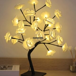 Árbol con flores de luz