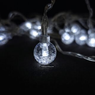 Guirnalda LED 5M bolitas de cristal