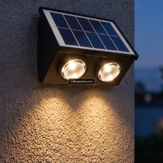 Lampara Solar 2 focos